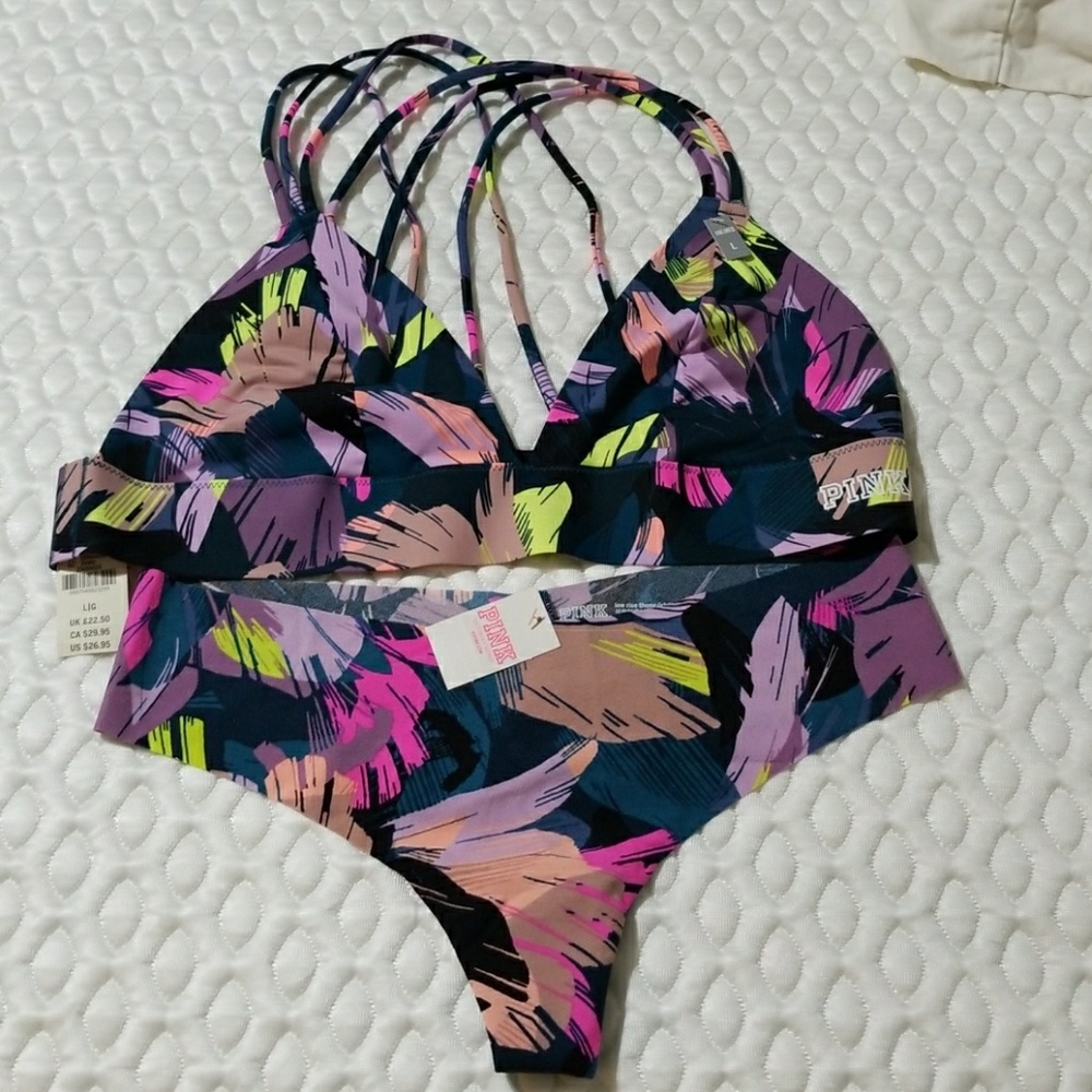 bralette and panty set